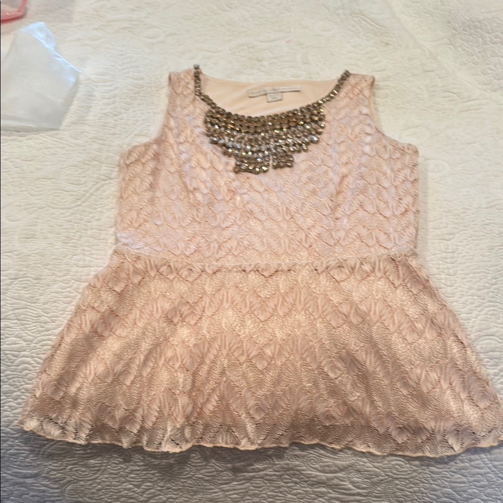 Elegant Pink Sleeveless Top